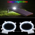 Cornhole Lights White Change Cornhole Board Edge and Ring LED Lights for Family Backyard cornhole game